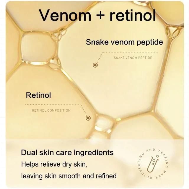 Super Retinol Snake Venom Gold Mask | For Glowing Face Instantly | Bye Bye Dull Face & Wrinkles